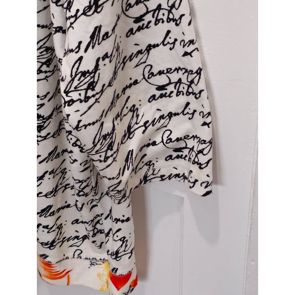 T/O Thomas & Olivia Women's 1XL Zip Up Jacket Handwriting Artsy Art2Wear Boho - Picture 8 of 15